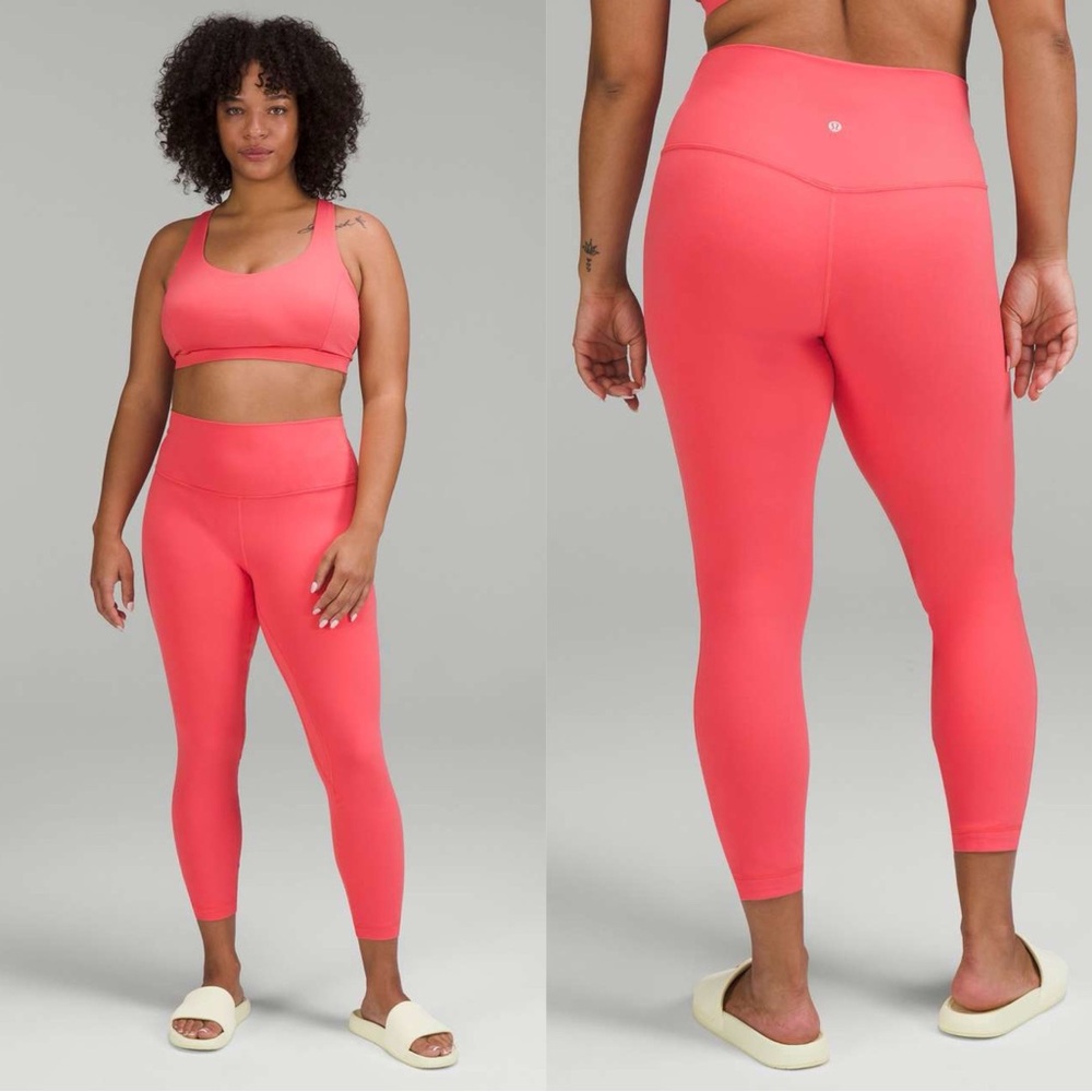 Lululemon Align High-Rise Pant 25" Pale Raspberry W5CTCS Size 16